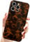 AMART for iPhone 16 Pro Max Case Cute, Leopard Tortoise Shell Animal Print Phone Case Women Girls Cool Soft Slim TPU Protective Phone Cover for iPhone 16 Pro Max (6.9inch) ONLY