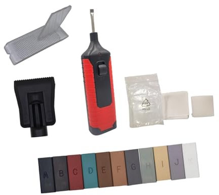 Baoblaze 16 Teiliges Bodenreparatur Wachs Set, Holzboden Reparaturset für Boden, Tisch, Tür