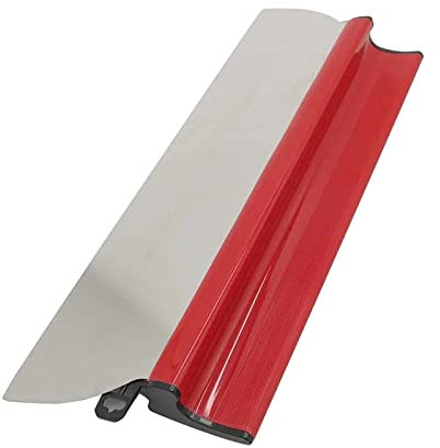 Spatule Enduit, Couteau à Enduire 25/60/80/100cm Lame D'écrémage Pour Cloison Sèche Spatule De Lissage avec Poignée Confortable en Forme de Z, Taloche Enduit Couteau Finition D'enduits Béton (60cm)