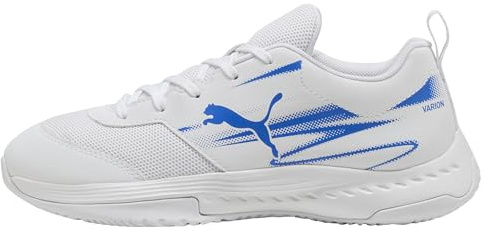 Puma Varion II Jr, Turnschuhe für den Innenbereich, Unisex-Kinder und Jungen, Weiß Ultra Blau, 33 EU, Puma Weiß Ultra Blau, 33 EU
