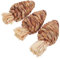 HANABASS 3 Stück Stroh Karotten Kauzahn Haustier Häschen Hamster Kaninchen Meerschweinchen Futtersuche Meerschweinchen Outdoor Kaninchen Heimtierbedarf Haustier