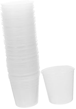 Mipcase 50 Piezas Macetas Transparentes Suculentas Pots Jardinería Duraderos y Resistentes Plantas Crecimiento