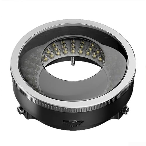 IL37 Mikroskop Polarisierte Ringe Licht 96 LED Perlen Blendfrei Ringlicht Illuminator für Metall für Stereo Mikroskop & Kamera
