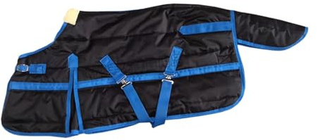 Oshhni Pferdedecke, Regendecke für Pferde, praktische Weidedecke, Weidedecke, Pferdebekleidung, 90cm