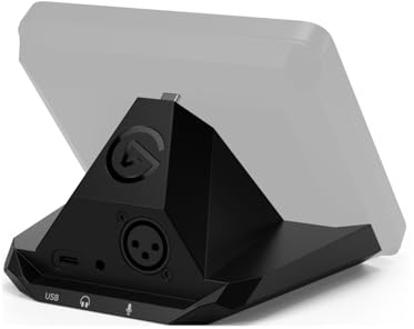 Elgato XLR Dock MK.2 – Audio Interface Accessory for Stream Deck +, 80dB Gain, Phantom Power, Clipguard, Onboard Effects, USB-C, Works with Any XLR Mic