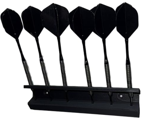 Premium Dartpfeilhalter Wand – Hochwertige Wandhalterung für 6 Steel-Darts