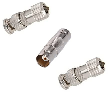 electrosmart® CCTV Coax Cable Splicing Kit - Includes 2x Easy Fit BNC Connectors & 1x Coupler