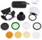 Godox AK-R1 Kamerablitz Zubehör Kit für Godox V1,V1Pro Runder Blitzkopf und H200R AD200 AD200Pro AD100Pro Pocket Flash Monolight mit Einfachem Anschluss Einfach zu Bedienen