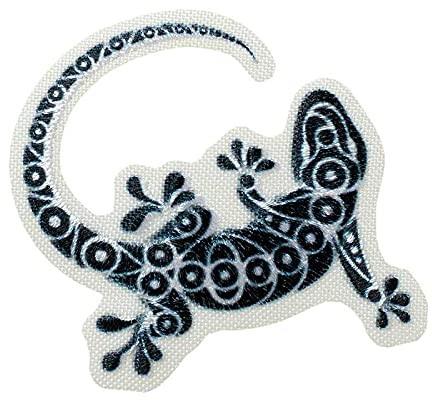 Mono Quick RECYCL-PATCH, Bügelbild, Applikationen aus recycelten PET Flaschen - THINK GREEN (12022 - Echse)