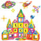 Jokooan Magnetische Bausteine (122 Stück) Magnetische Konstruktionsspielzeug, Magnetische Montessori Spielzeug Lernspiele Geschenke für Kinder ab 4 Jahren