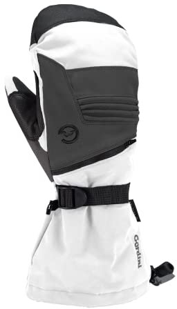 Gordini Damen Gore-tex Storm Fäustlinge, Weiß/Grau, Medium