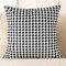 Dekorativ Kissenbezug 50x50cm Kurzer Plüsch Kissenbezüge mit Verstecktem Reißverschluss Dekokissen Kissenhülle Set Kissen Fall für Sofa Auto Schlafzimmer Zuhause Dekor Hahnentritt