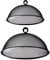 2pcs Mesh Food Cover, Stainless Steel Mesh Dome Food Net Protector, Round Metal Cake Plate Cover Picnic Food Covers Tents for Kitchen Outdoor Picnic Camping