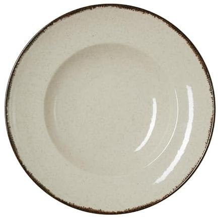 WAS Germany Pastateller, tief, Ø 27,5 cm, Set á 6 Stück, sand, Porzellan
