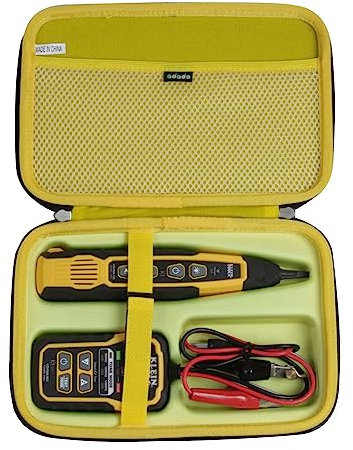 adada Hard Travel Case for Klein Tools VDV500-820 / Klein Tools VDV500-063 Toner-Pro Tracer Tone Generator + VDV500-123 Cable Tracer Probe-Pro Tracing Probe