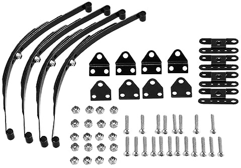 4* Metal Leaf Springs Set HighLift Chassis Damper Chassis for Tamiya for Axial SCX10 D90 1/10 RC Car