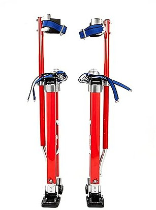 Langlebige Trockenbau-Stelzen aus Aluminium, Werkzeug-Aluminiumlegierung, professionelle verstellbare Trockenbau-Stelzen, Arbeitsstelzen heben Werkzeugstelzen, Tragfähigkeit 100–150 kg, 15–23 Zol