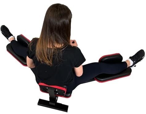 MuscleForge® Professionelle Bein-Spreizer zur Dehnung der Adduktoren bis über 180°, Bein-Streckmaschine, Spagat-Trainer für Beine – Ideal für Kampfsport und Ballett und tägliches Training