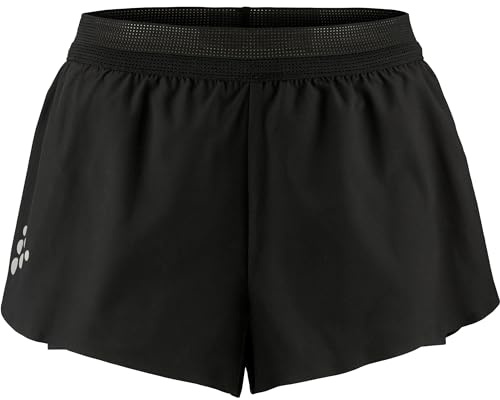 Craft Damen Pro Hypervent Split 2 Shorts, Black, M