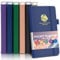 Taschenplaner 2024-2025, Jul.2024-Dez.2025, A6 Terminplaner Wochenplaner, 18 Monate Schlankes Tagebuch, Kleiner Taschenkalender 2024, Blauer Leder Organisatorischer Taschenkalender für Frauen Männer