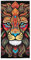 GAIREG Buntes Mandala-Handtuch mit Löwenkopf, Mehrzweck-Badetuch für Hand, Gesicht, Haare, Bad, 38,1 x 76,2 cm