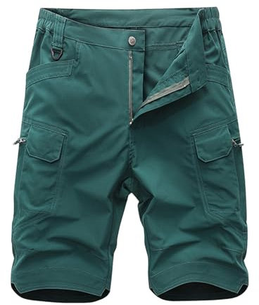 SRZYMJ Kurze Arbeitshose Herren Gelb Männer Boxershorts Set Leinenhose 3/4 Große Größen Kurze Hosen Cargo Arbeitshose Trainingshose, Langgröße Hosenträger Blau Grün Schnittschutzhose Zum Überziehen