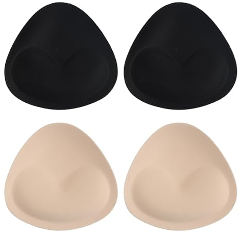 Ehuihuan 2 Paar BH Einlagen, Brust Einlagen Silikon, Transparente Silikon-BH-Einlagen für Damen
