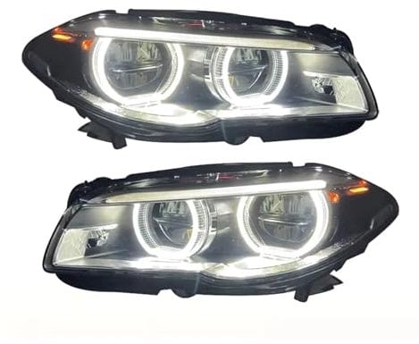 Auto Styling Scheinwerfer Kompatibel for BMW F10 LED Scheinwerfer 2011-2017 520i 525i 530i F18 Kopf Lampe DRL signal Projektor Objektiv Automotive(2011-2013_NO AFS)