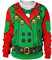 Weihnachtspullover Herren Hässlich Weihnachtsdruck Winter Pullover Langarmshirt Strickpulli Ugly Christmas Sweater Personalisiert Weihnachtsoutfit Ugly Christmas Sweater Weihnachten Kleidung