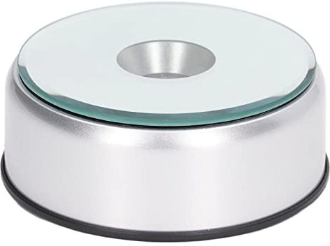 Denash Rotierende Anzeigeständer, 360 Grad Automatisch Rotierende Turntable -Anzeigeständer mit LED -Leuchten, Motorisierter Fotografie -Plattenspieler für Produktvideos Show