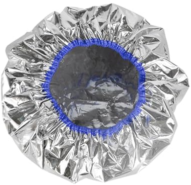 Aluminium-Haarheizungs-Sensor, Aluminium-Öl-, Haarfärbekappe, Thermo-Kapuze für Frauen, Männer, Mädchen,