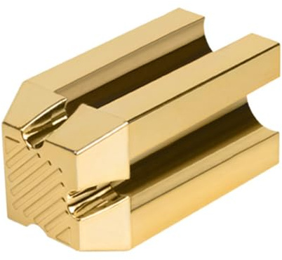 SHINEOFI Augenbrauen und Kajalstift Anspitzer aus Kunststoff in Gold mit praktischem Design für präzises Spitzen bei Make up Anwendungen