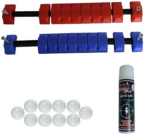 Roberto Sport Calcio Balilla Coppia segna Punti Blu e Rosso.11m137