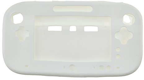 Funda protectora de silicona para Nintendo Wii U, color blanco