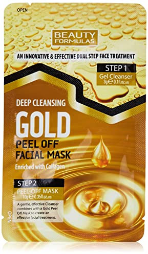 Beauty Formulas Deep Cleansing Gold Peel Off Facial Mask