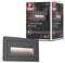 Paulmann 94383 LED Außenleuchte Wandeinbauleuchte Long IP65 103x58mm eckig incl. 1x4 Watt Schwarz Außenlampe Aluminium 3000 K