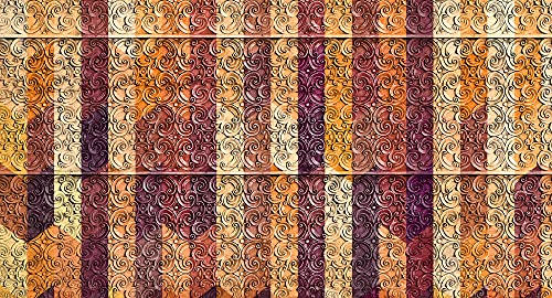 Architects Paper Fototapete barock Braun | modern Lila Paneling | Atelier 47 5.00 m x 2.70 m Braun Lila