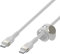 Belkin BoostCharge Pro Flex cable trenzado USB-C a USB-C, cable de carga rápida Power Delivery con certificación USB-IF para iPhone 16 y 15, Galaxy S24, iPad, MacBook, Note, Pixel y otros, 2 m, blanco