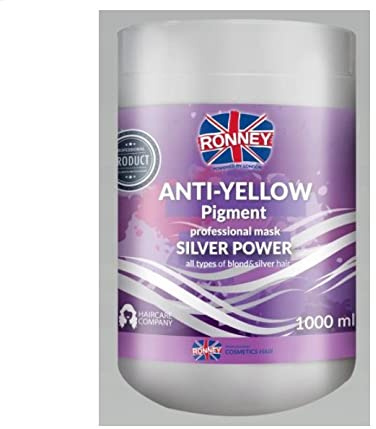 Ronney Die Silberne Anti-Gelb-Maske für Kühle Blondtöne, 1000 ml
