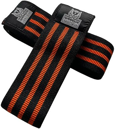 Bandes de Genoux 2m50 Gripper | Paire de Bandes de Squat | Gagnez du Poids sur Vos Barres, protégez Vos Genoux | Bande Presse à Cuisse | Fitness | Musculation | Powerlifting | Strongman