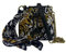 VERSACE JEANS COUTURE Eimertasche aus schwarzem Nylon mit Aufdruck Space Couture Logo mit Schultergurt. Passender Halstuch abnehmbar, Verschluss Tasche mit Kordelzug, Größe: 24 x 22 cm, Schwarz ,
