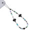 TIESOME Beaded Phone Lanyard, Fashion Phone Lanyard Wrist Strap Heart Clay Beads Keychain for Men Women Cell Phone String Strap