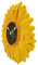perfk Orologio da Parete Girasole Orologio da Parete per Interni ed Esterni Orologio da Parete Impermeabile Silenzioso Senza ticchettio Orologio Rotondo