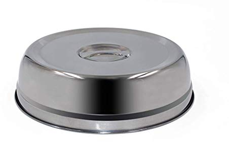 Tapa de Olla de Repuesto de Acero Inoxidable, Olla de sartén de Tapa Alta en Lugar de Tapa de Olla de bistec Teppanyaki de Cocina (28 cm)