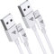 RAMPOW iPhone Kabel [1 m + 1 m/2 Stück] iPhone Ladegerät [MFi C89 zertifiziert] Lightning-Kabel, Schnellladekabel, kompatibel mit iPhone 14/14 Pro/13/13 Pro/12/11/X/XS/XR/8/7/6, iPad, Airpods, Weiß