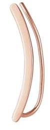 Elli Ohrringe Damen Single Earclimber Gewölbt Basic Trend Blogger | 925 Silber