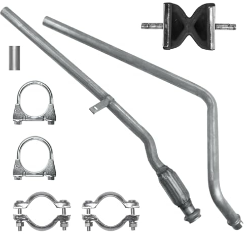 Schalldämpferset Auspuff Abgasrohr für Peugeot 107 1 I 2005-2010 1.4 HDI Schrägheck
