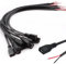 VISSQH 10 Pièces micro Queue de cochon USB,22AWG 3A câbles micro USB femelle,USB rallonge de câble,prise USB soudable avec extrémité ouverte,pour les bricoleurs (30cm)