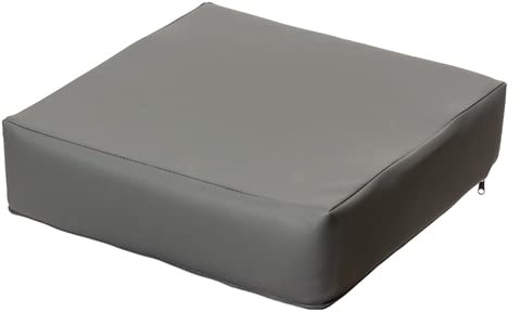 Bronze Brilliant/Therapiekissen Orthopädische-Stuhlerhöhung/Kunstleder/Bodenkissen/Stuhlkissen (Grau)