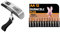 Etekcity EL11 Luggage Scale, Digital Portable Handheld Suitcase Weight for Travel with Rubber Paint & Duracell Plus AA Batteries (12 Pack) - Alkaline 1.5V - Up To 100% Extra Life